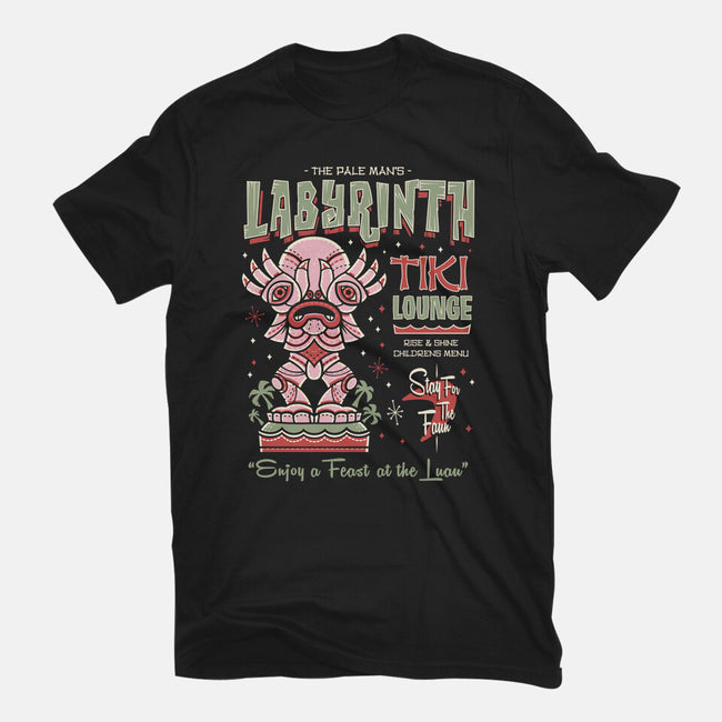 Labyrinth Tiki Lounge-mens basic tee-Nemons