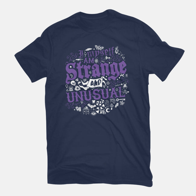Strange And Unusual -womens basic tee-Nemons