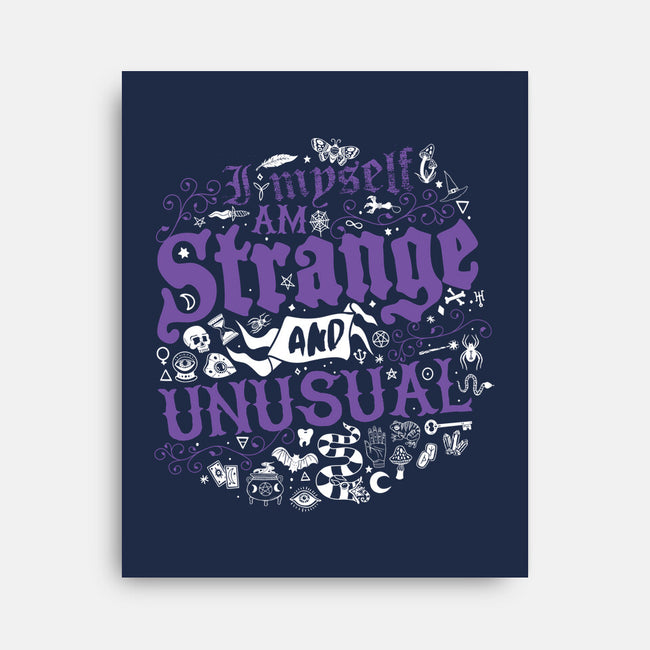 Strange And Unusual -none stretched canvas-Nemons