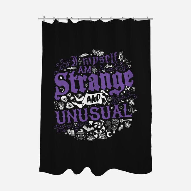Strange And Unusual -none polyester shower curtain-Nemons