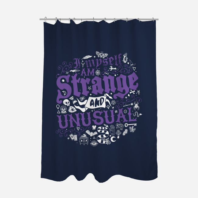 Strange And Unusual -none polyester shower curtain-Nemons