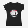 The Derry King-womens v-neck tee-rocketman_art