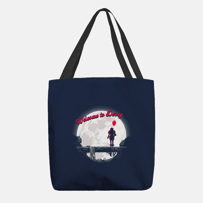 The Derry King-none basic tote bag-rocketman_art