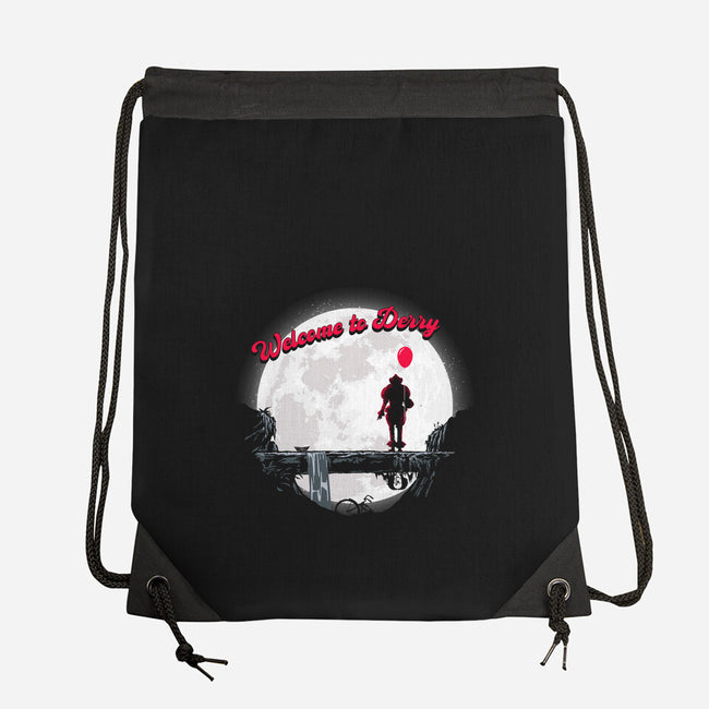 The Derry King-none drawstring bag-rocketman_art