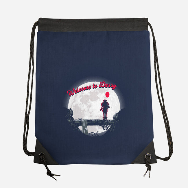 The Derry King-none drawstring bag-rocketman_art