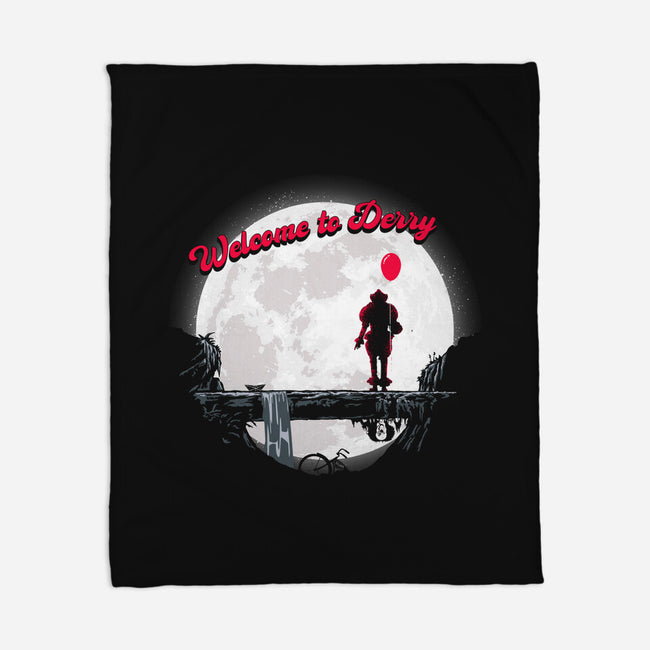 The Derry King-none fleece blanket-rocketman_art