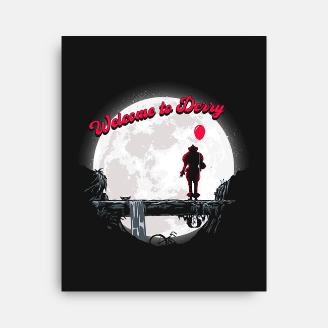 The Derry King-none stretched canvas-rocketman_art