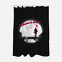 The Derry King-none polyester shower curtain-rocketman_art