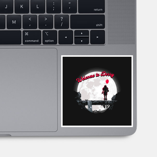 The Derry King-none glossy sticker-rocketman_art