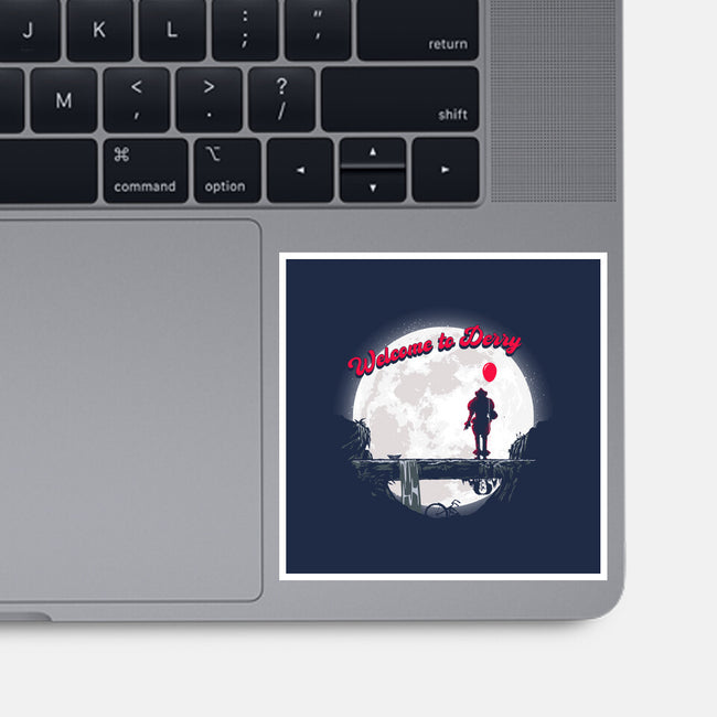 The Derry King-none glossy sticker-rocketman_art