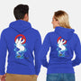 Busted-unisex zip-up sweatshirt-drbutler