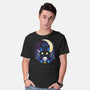 Kittens Midnight City-mens basic tee-Vallina84