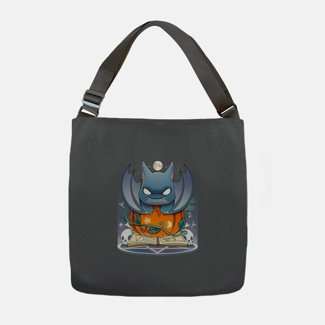 Spooky Bat-none adjustable tote bag-Vallina84
