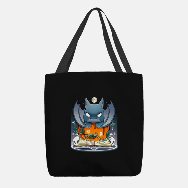 Spooky Bat-none basic tote bag-Vallina84