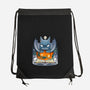 Spooky Bat-none drawstring bag-Vallina84