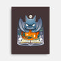 Spooky Bat-none stretched canvas-Vallina84