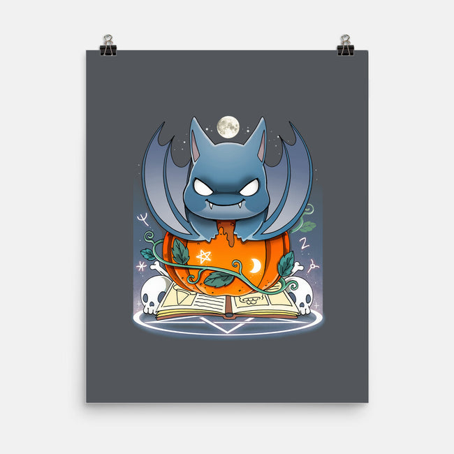 Spooky Bat-none matte poster-Vallina84