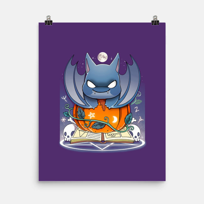 Spooky Bat-none matte poster-Vallina84