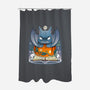 Spooky Bat-none polyester shower curtain-Vallina84