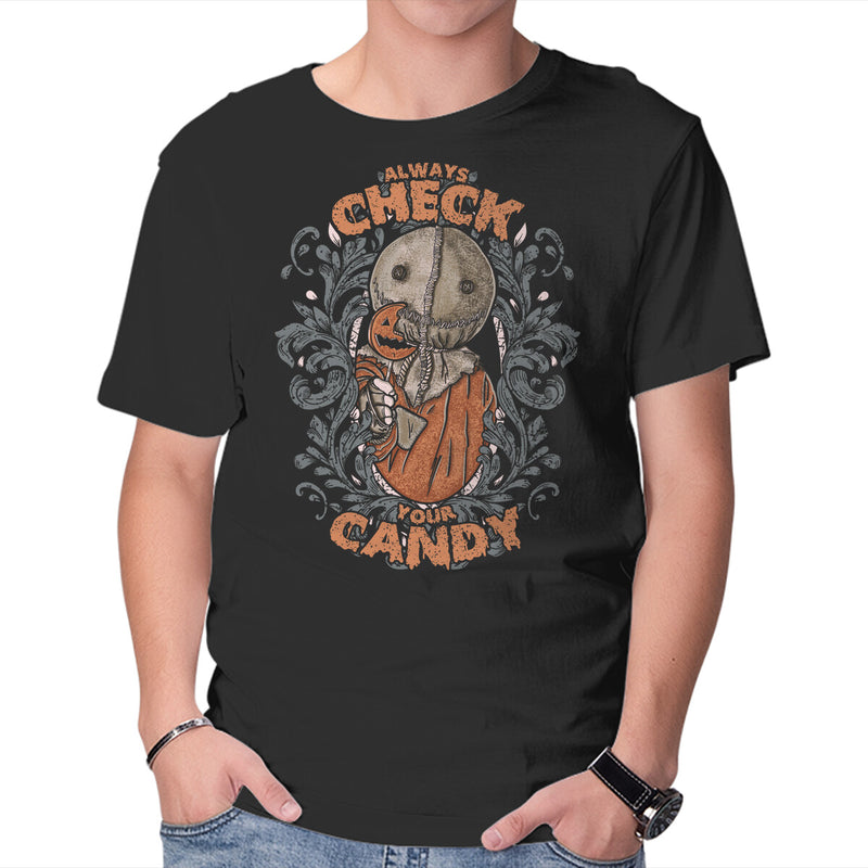 Check Your Candy-mens basic tee-turborat14 by TeeFury