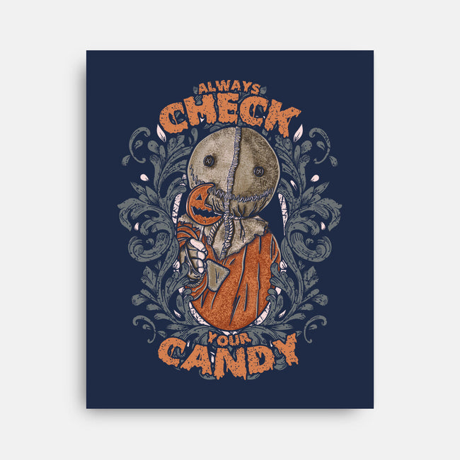 Check Your Candy-none stretched canvas-turborat14
