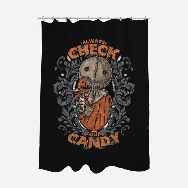 Check Your Candy-none polyester shower curtain-turborat14