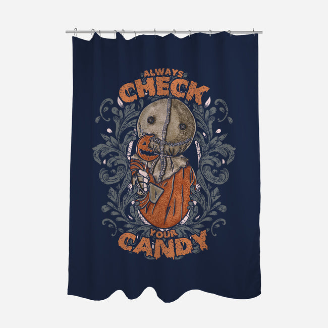 Check Your Candy-none polyester shower curtain-turborat14
