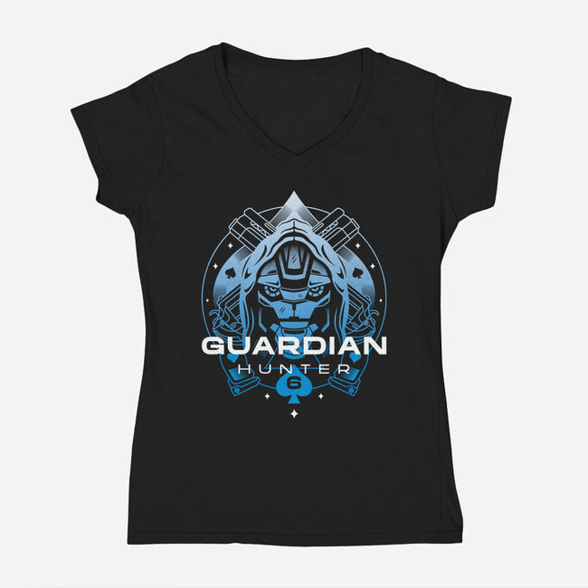 The Ace of Spades-womens v-neck tee-Logozaste