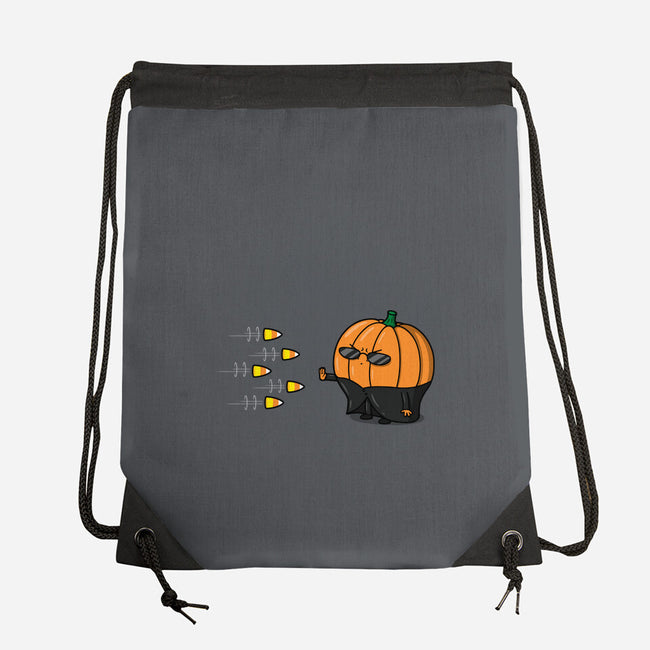 The Chosen Pumpkin-none drawstring bag-Raffiti