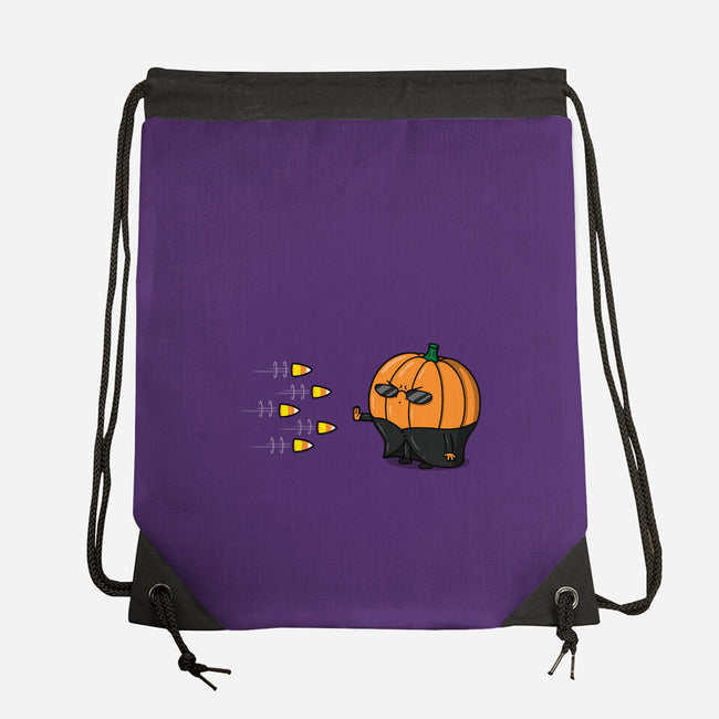 The Chosen Pumpkin-none drawstring bag-Raffiti