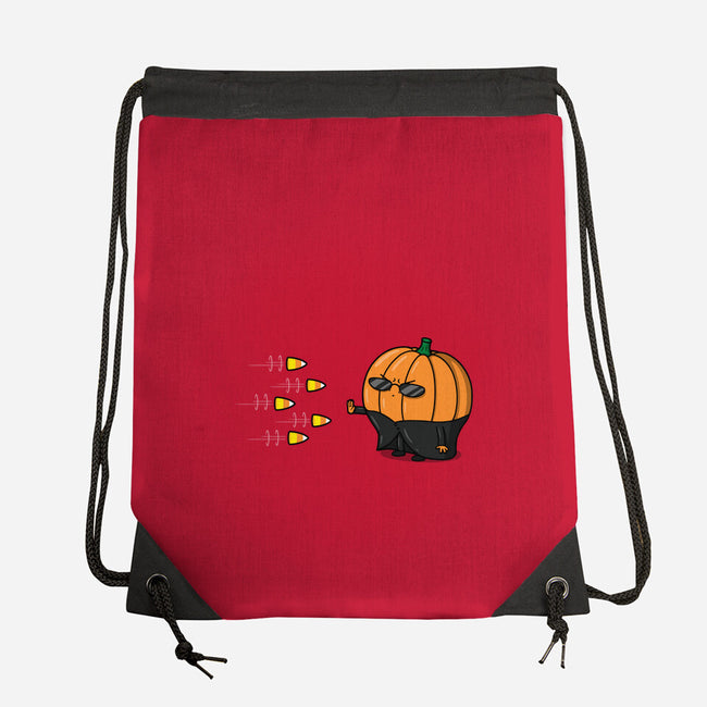 The Chosen Pumpkin-none drawstring bag-Raffiti