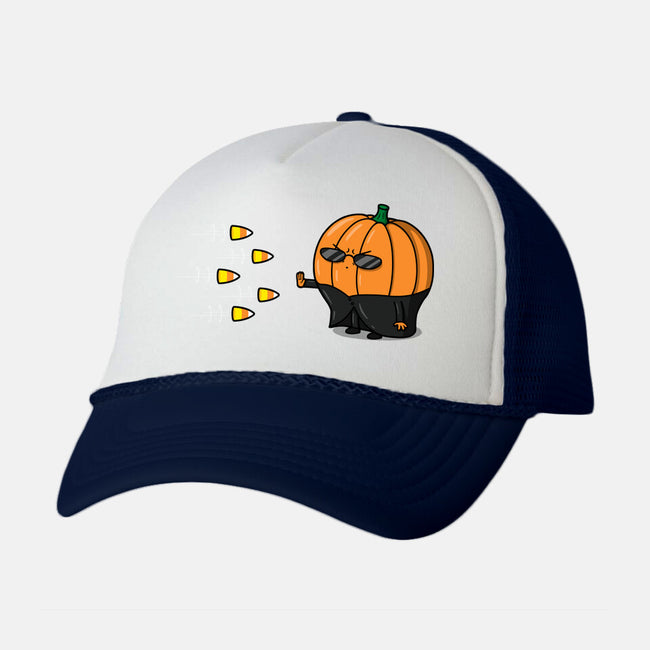 The Chosen Pumpkin-unisex trucker hat-Raffiti