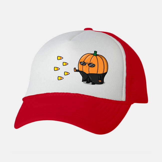 The Chosen Pumpkin-unisex trucker hat-Raffiti