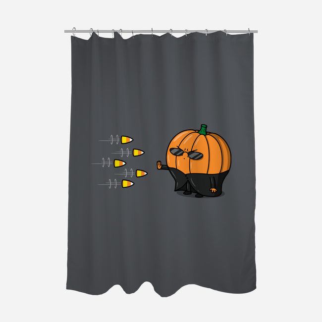 The Chosen Pumpkin-none polyester shower curtain-Raffiti