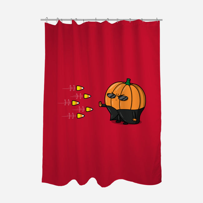 The Chosen Pumpkin-none polyester shower curtain-Raffiti
