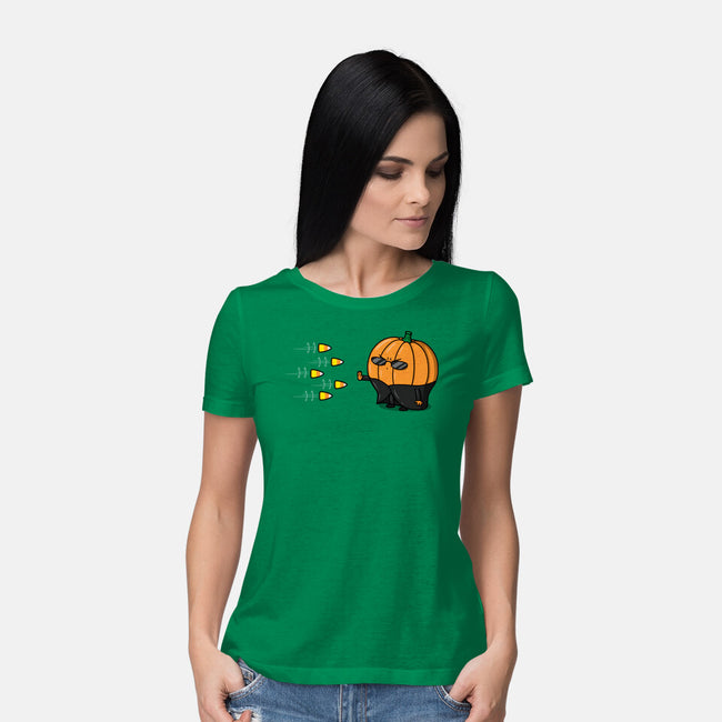 The Chosen Pumpkin-womens basic tee-Raffiti
