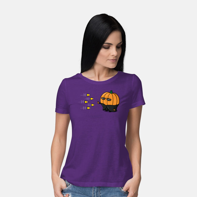 The Chosen Pumpkin-womens basic tee-Raffiti