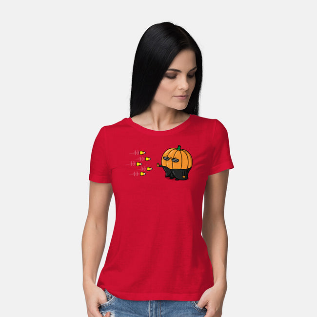 The Chosen Pumpkin-womens basic tee-Raffiti