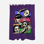 Colorful Slashers-none polyester shower curtain-spoilerinc