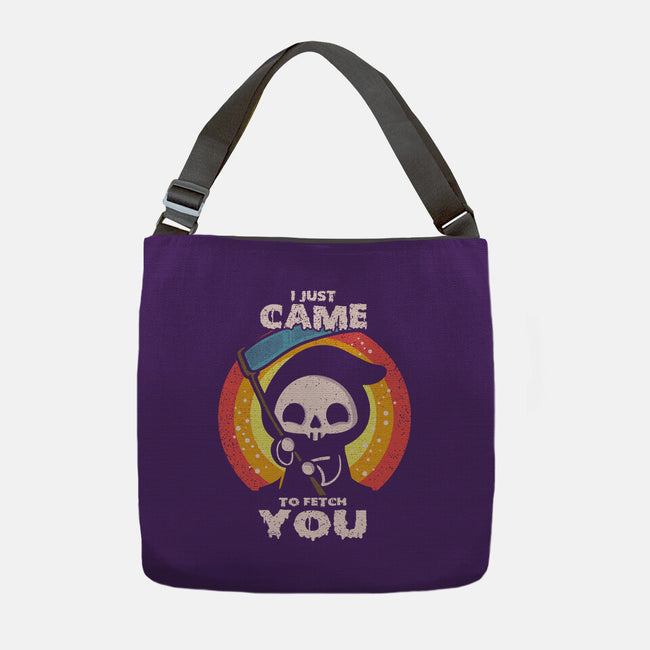 I Came To Fetch You-none adjustable tote bag-turborat14