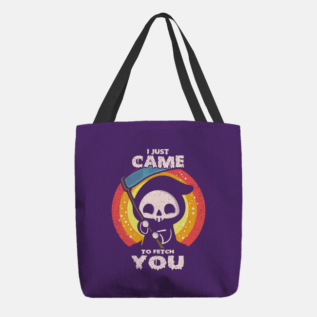 I Came To Fetch You-none basic tote bag-turborat14