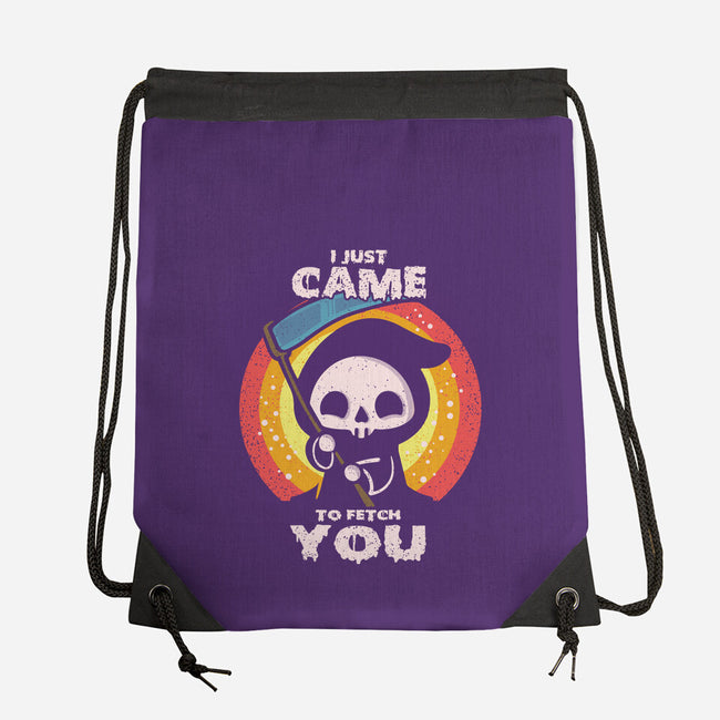 I Came To Fetch You-none drawstring bag-turborat14