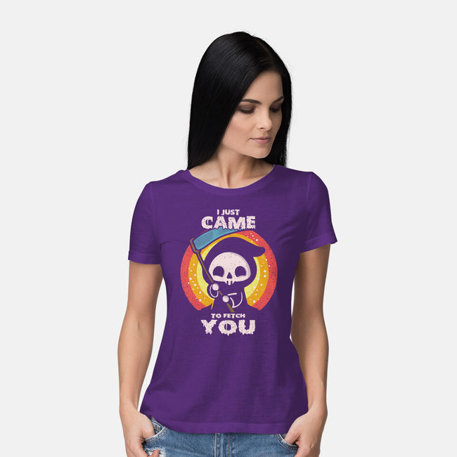 I Came To Fetch You-womens basic tee-turborat14