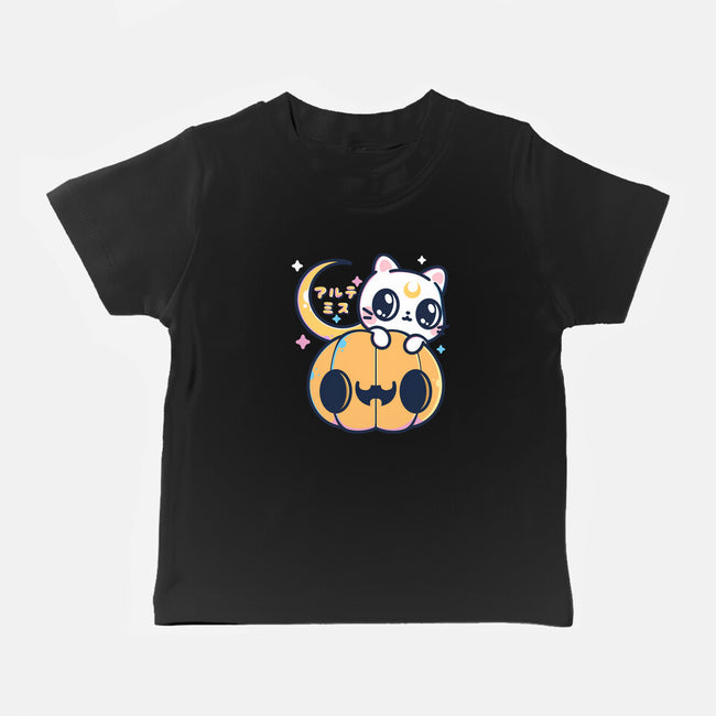 Artemis Halloween Cat-baby basic tee-maruart