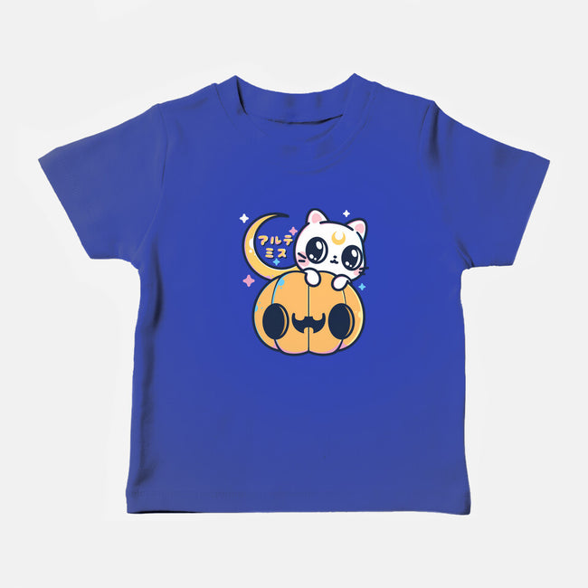 Artemis Halloween Cat-baby basic tee-maruart