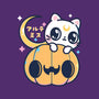 Artemis Halloween Cat-none dot grid notebook-maruart
