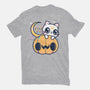 Artemis Halloween Cat-womens basic tee-maruart