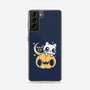 Artemis Halloween Cat-samsung snap phone case-maruart