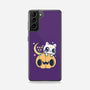 Artemis Halloween Cat-samsung snap phone case-maruart