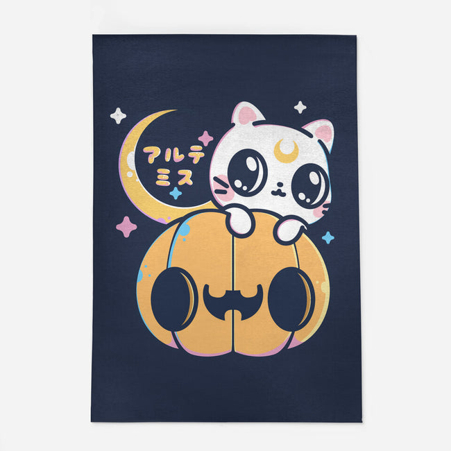 Artemis Halloween Cat-none indoor rug-maruart